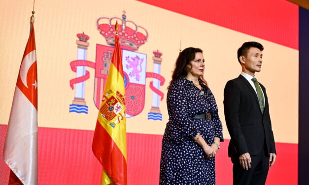 Ambassador Mercedes Alonso leads Spanish national day Celebration in Singapore