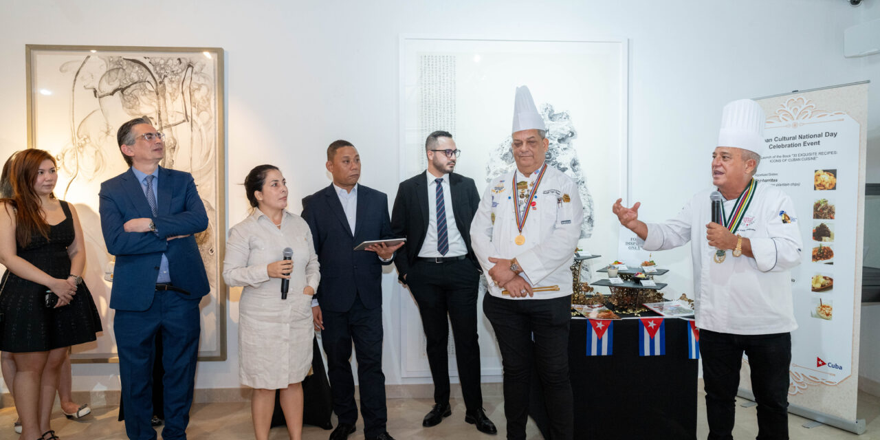 Cuban Culture Day celebrated with chef visit to Singapore and book launch