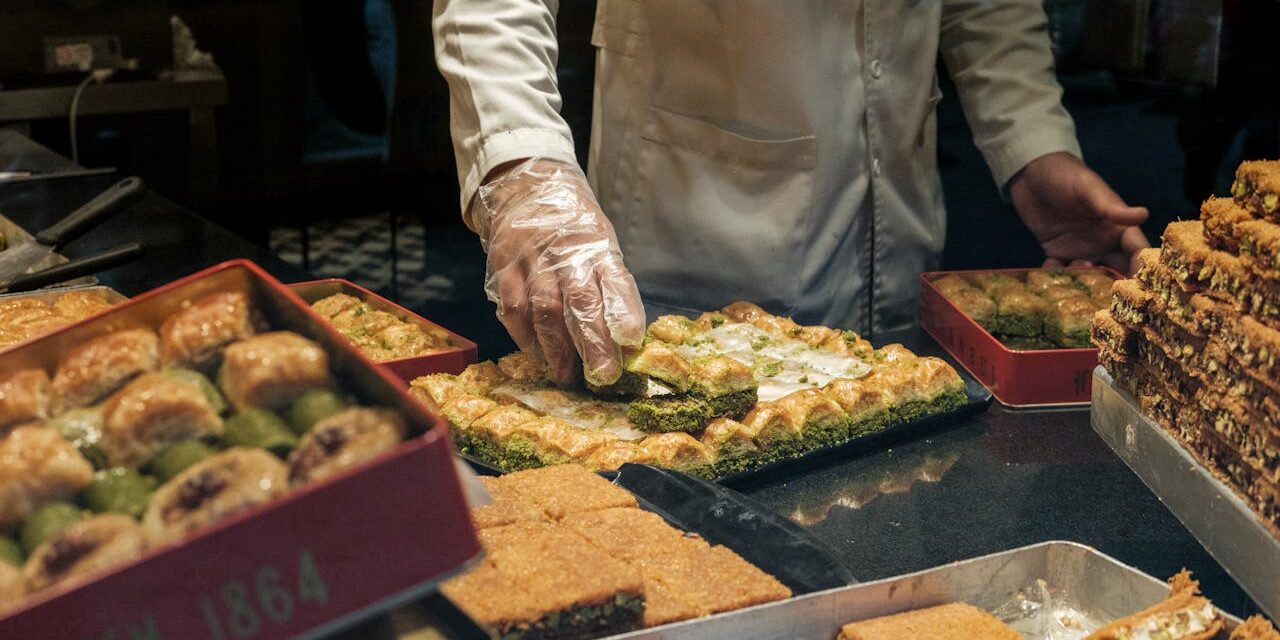 Celebrating Turkiye’s national day with baklava